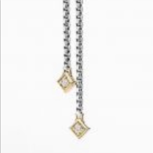 DAVID YURMAN STUNNING LARIAT NECKLACE WITH GEMSTONES ADJUSTABLE - Picture 2 of 11